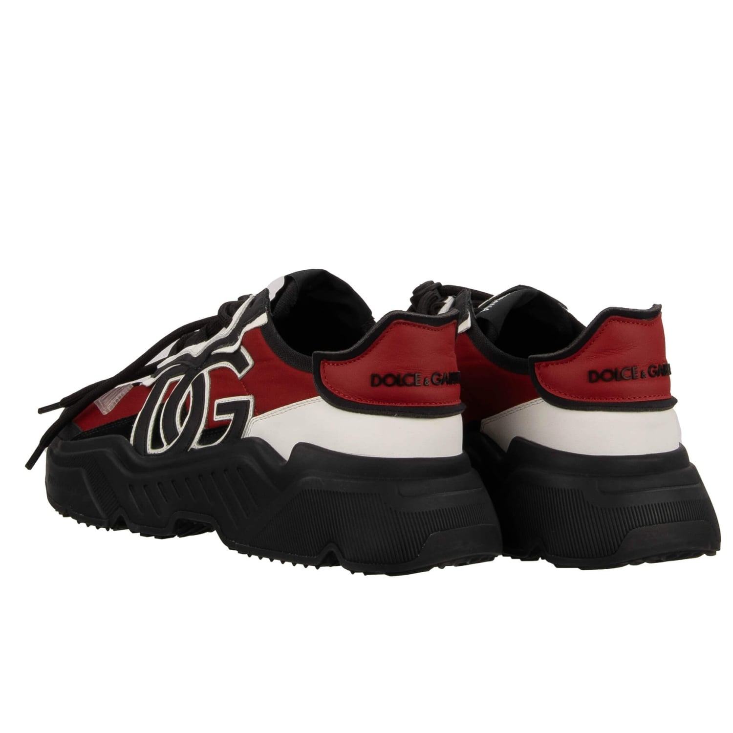 DOLCE & GABBANA DG Logo Low-Top Leather Sneaker Shoes DAYMASTER